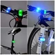 Велогабарит жабка, мигалка на детскую коляску, велосипедный фонарик 2 LED, 1 штука, Желтый (2112224203) - изображение 6