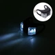 Велогабарит жабка, мигалка на детскую коляску, велосипедный фонарик 2 LED, 1 штука, Черный (2112224201) - изображение 4
