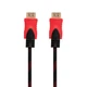 Кабель HDMI - HDMI, 1.4V, 3m (Тканевый провод) Чёрно-Красный - изображение 1