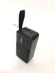 Колонка портативная (FM+USB flash+micro SD+Bluetooth) + фонарик solar Haf HF-F6 Black - изображение 3