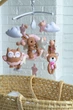 Детский музыкальный мобиль на кроватку для младенцев WooolyWool «Нежность» для девочки с 35 мелодиями - изображение 10