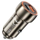 Автомобильное зарядное устройство для Hoco Z46A Blue Whale PD20W + QC3.0 - Metal Gray Type C to Lightning - изображение 2
