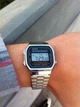 Чоловічий електронний годинник Casio A168WA-1YES Сіро-чорний - зображення 3