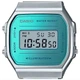 Чоловічий годинник з календарем Casio A168WEM-2EF Бірюзовий з сріблястим - зображення 3