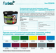 Краска резиновая универсальная Farbex Rubber Paint Вишневая (RAL 3005) 1.2кг - изображение 2