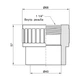 Муфта из PPR Alfa Plast 40х1" 1/4, внутренняя резьба - изображение 2