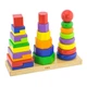Набор деревянных пирамидок Viga Toys Три фигуры (50567) - изображение 1
