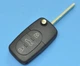 Корпус выкидного ключа для Audi A3 A4 A5 A6 A8 B5 C5 C6 C7 C8 Noeta Lokor AdlerKey на 3+1 кнопки без электроники с логотипом 1998-2004 - изображение 1