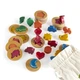 Пазл-сортер Guidecraft Manipulatives Цветные фигурки, в мешочке (G6708) - изображение 1