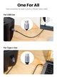 Переходник UGREEN US382 USB C на USB B Printer Adapter для принтера, жесткого диска, док станции, факса Grey (20120) - изображение 5