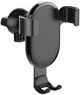 Автотримач для телефону ColorWay Metallic Gravity Holder Black (CW-CHG01-BK) - зображення 1