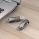 Флеш накопитель Hoco 32Gb UD5 (USB 3.0, повышенная скорость, компактная флешка) - Металлик - изображение 4
