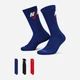 Набор носков Nike U Nk Everyday Plus Cush Crew DH3822-905 34-38 3 пары Черный/Синий/Красный (196148147346) - изображение 2