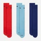 Набор мужских носков хлопковых Nike U Nk Evry Plus Cush Crew SX6888-925 38-42 3 пары Разноцветный (196147077071) - изображение 1