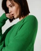Жіночий трикотажний светр Зелений oversize XS-L 770304199 - зображення 4
