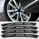 Наклейки на диски (на колеса) JAGUAR (Ягуар) Черные CountryMan - изображение 2