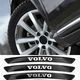 Наклейки на диски VOLVO (Вольво) на колеса Черные CountryMan - изображение 1