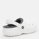 Женские кроксы утепленные Crocs Jibbitz Classic Lined Clog 203591-10M 39-40 (M7/W9) 25 см White Grey (1914482514278_8888888848620) - изображение 4