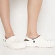 Женские кроксы утепленные Crocs Jibbitz Classic Lined Clog 203591-10M 39-40 (M7/W9) 25 см White Grey (1914482514278_8888888848620) - изображение 7