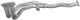 Труба приймальна POLMO Opel Astra 1.8 07-91-95/1.8 92-95 Polmostrow (17.423) (Polmo-17.423) - зображення 1