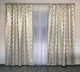 Комплект готових штор із люрексом 150x270 cm (2 шт) ALBO Молочні (SH-D26-22) - зображення 1