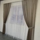 Шторы из сетки 200x270 cm (2 шт) и тюль 400x270 cm ALBO Кофейные - изображение 9