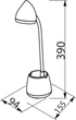Лампа настільна акумуляторна Philips LED Reading Desk lamp Hat біла (929003241007) - зображення 5