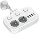 Сетевой фильтр-удлинитель ColorWay 2x220V/3xUSB-A/1xUSB-C (CW-CHE24PDW) - изображение 6