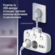Сетевой фильтр-удлинитель ColorWay 2x220V/3xUSB-A/1xUSB-C (CW-CHE24PDW) - изображение 16