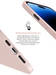 Силиконовый чехол для Apple iPhone 14 Pro, ICON2 Case, Розовый, противоударный, панель, защита всего корпуса, матовая поверхность Soft Touch, выступает над дисплеем, совместим с защитными стеклами и пленками, с микрофиброй, ArmorStandart (ARM63600) - изображение 4
