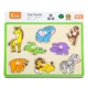Дерев'яна рамка-вкладиш Viga Toys Звірята (50019) - изображение 2