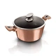 Кастрюля 4.5л Berlinger Haus Rosegold Collection с мраморным покрытием и крышкой (BH-1515N) - изображение 1