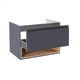 Тумба підвісна Qtap Robin GRAPHITE/WHITISH OAK QT1374TPВ8002NGWO SD00050536 - зображення 4