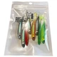 Набор силиконовых виброхвостов FOX Reaper S / 8 шт. 7.3 см., 2 г., Black, Gray, Green, Orange х 2 - изображение 7