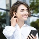 Беспроводные Bluetooth наушники Baseus Encok TWS WM01 Black - изображение 10