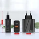 Зарядний пристрій мережевий Alogy 65W із швидкою зарядкою Quick Charge USB Type C + QC 3.0 Black - зображення 6