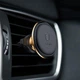 Автотримач для телефона Baseus Magnetic Air Vent Car Mount Holder Gold (SUGX-A0V) - изображение 5