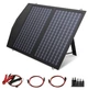 Солнечная панель ALLPOWERS с сумкой и кабелями (18V, 2*USB, 100W, 5.4A,18V складная, туристическая, КПД 23%, с ручкой, для зарядки) - изображение 1