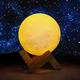 Дитячий нічник Місяць 3D Moon Light Lamp настільна лампа світильник 15 см - зображення 2