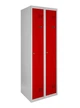 Шкаф металлический для одежды одноуровневый LEVMETAL ШОМ 1/30/2 (180х60х50)(RAL 7035/RAL 3020)/10 шт - изображение 1
