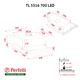 Витяжка телескопічна Perfelli TL 5316 WH 700 LED - зображення 10