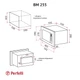 Встраиваемая микроволновая печь Perfelli BM 255 BIX - изображение 2