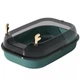 Туалет для кішок ELE PET 36 х 50 х 18см, з лопаткою, Зелений (119-GREEN) - зображення 1
