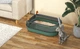 Туалет для кішок ELE PET 36 х 50 х 18см, з лопаткою, Зелений (119-GREEN) - зображення 3