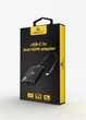 Адаптер Cablexpert USB Type-C 2xHDMI 3.5 мм M/F Black (A-CM-HDMIF2-01) - изображение 2