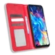 Чехол-книжка Deexe Retro Style для Infinix Hot 20 5G (X666) - Red - изображение 2