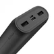 Павербанк (УМБ) XO PR122, 20000 mAh, 2USB + Type-C, Black - зображення 3