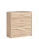 Комод Непо KOM4S /800*835*335 з ДСП колір Дуб Сонома Gerbor Holding - зображення 1