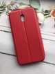 Чехол-книжка красный с рисунком на Xiaomi Redmi 8A Лунные цветы (принт 434) - изображение 2