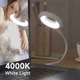 Портативна світлодіодна лампа гнучка з живленням від USB White - зображення 3